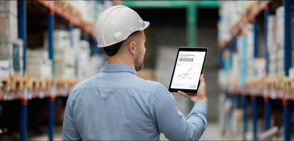 operação logística integrada por tecnologias