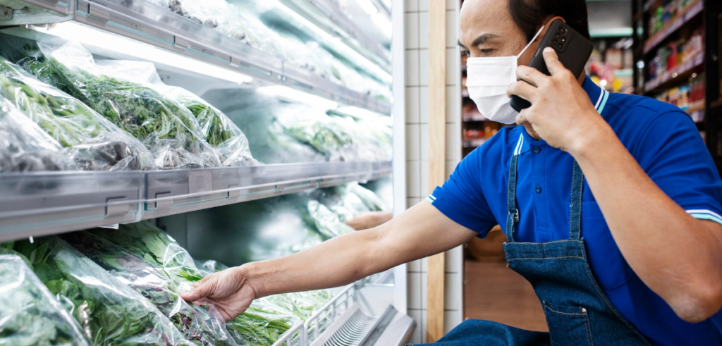 Como funciona estoque de supermercado
